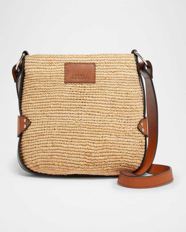 Bayia Mini Raffia Crossbody Bag